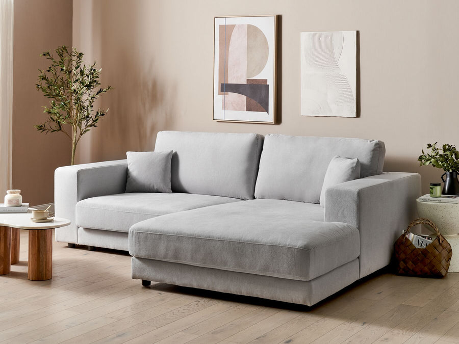 Lofoten Left Hand 3 Seater Corner Sofa Light Grey