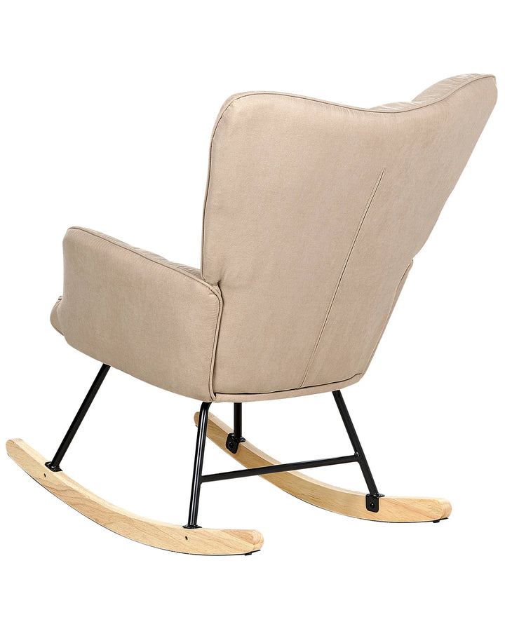 Rocking Chair Fabric Beige Niebrara