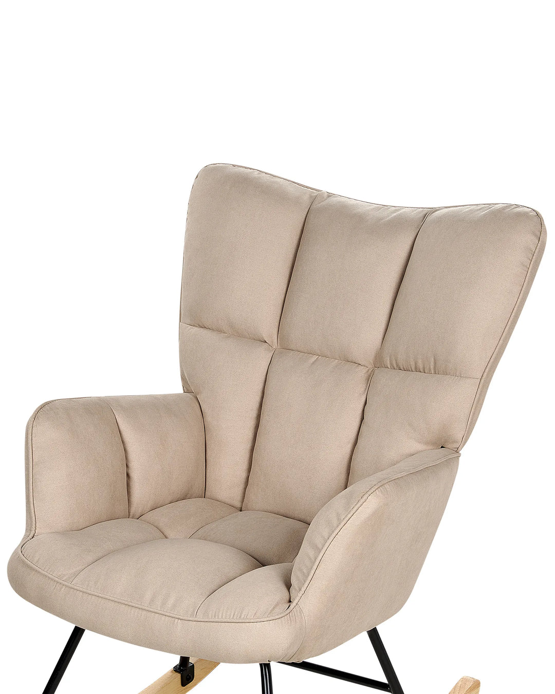 Rocking Chair Fabric Beige Niebrara