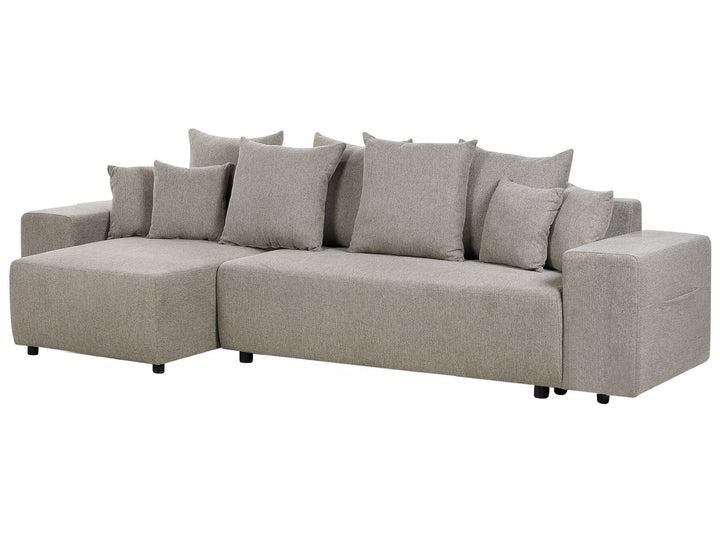 Luspa Corner Sofa Taupe Right Hand