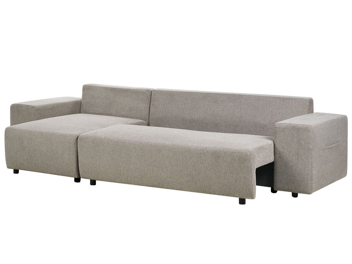 Luspa Corner Sofa Taupe Right Hand