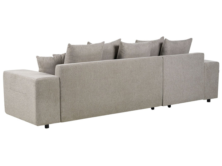 Luspa Corner Sofa Taupe Right Hand