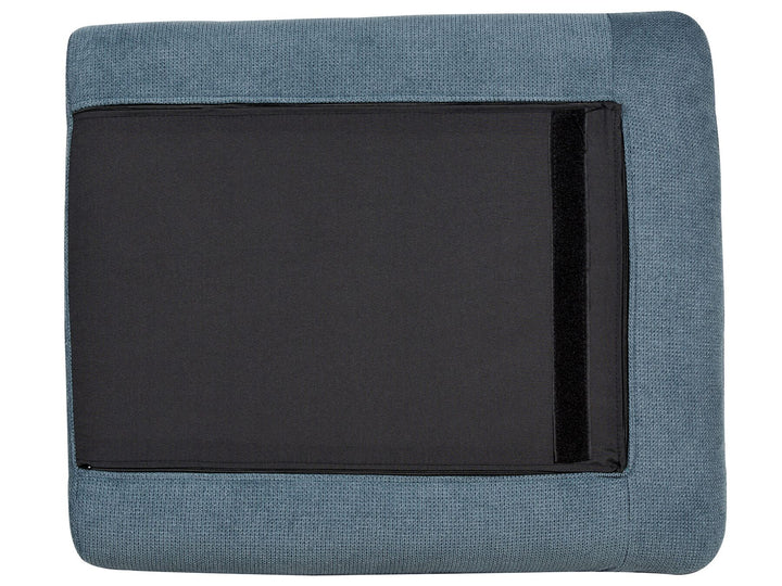 Fabric Corner Sofa Right Hand Blue Vinterbro