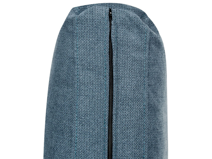 Fabric Corner Sofa Right Hand Blue Vinterbro