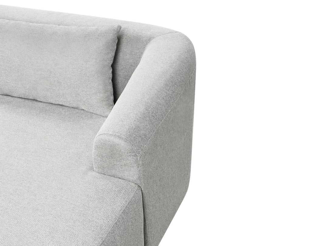 Svansele Left Hand Fabric Corner Sofa Grey