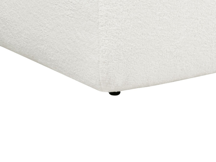 Svansele Left Hand Boucle Corner Sofa White
