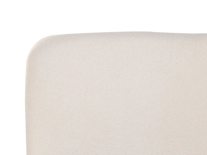 Ottoman Bed Boucle 180 x 200 cm (EU Super King) Off-White Lorelai