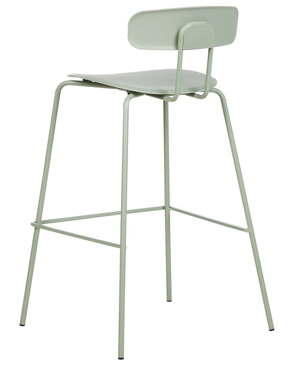Set of 2 Bar Chairs Light Green Trendy Design Orvion