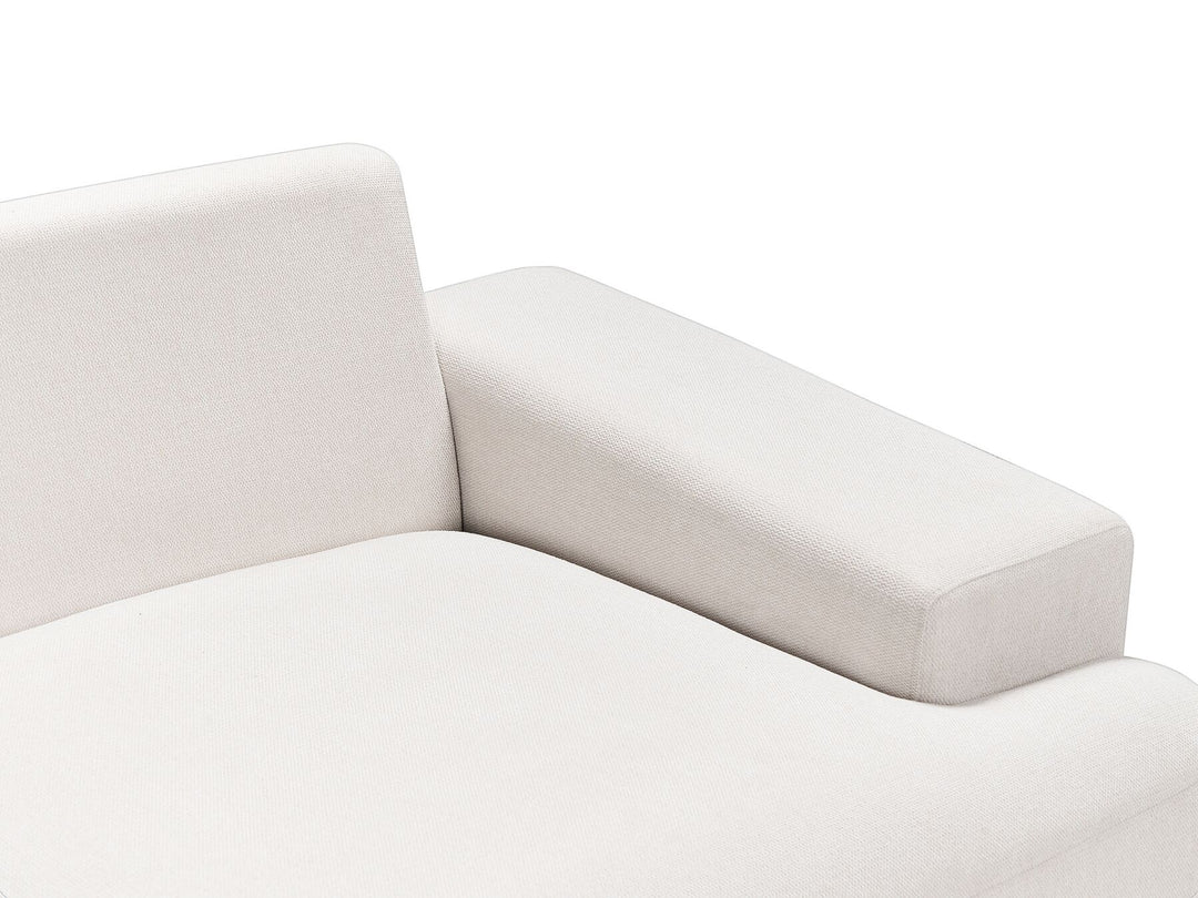 Mariferd Left Hand Corner Fabric Sofa Beige