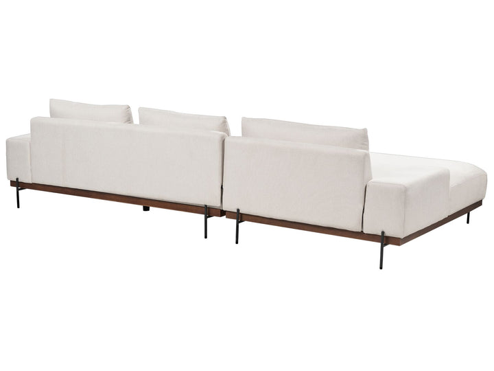 Mariferd Right Hand Corner Fabric Sofa Beige