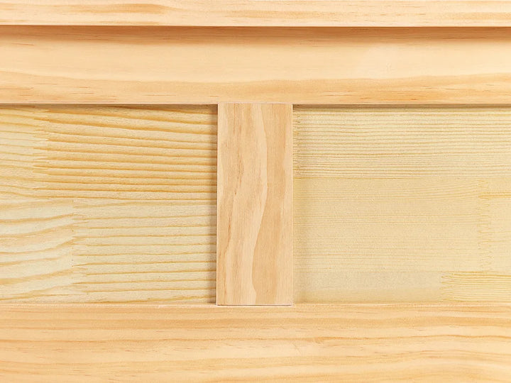 Bed Pine Wood 140 x 200 cm (EU Double) Light Brown Carol