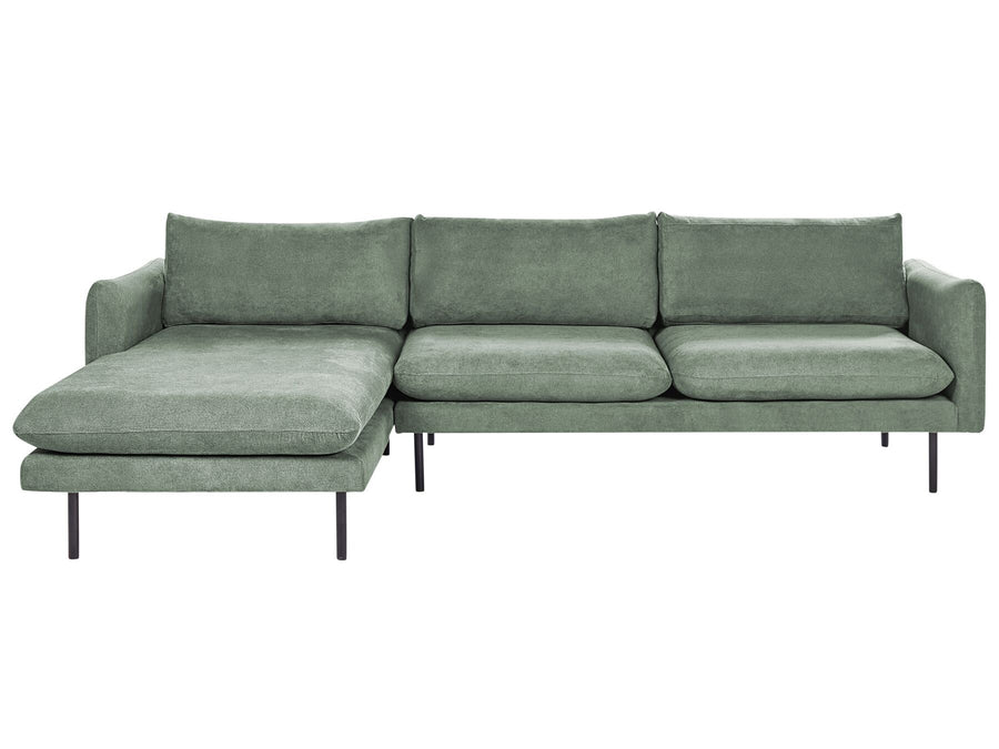 Vinterbro Fabric Corner Sofa Right Hand Green