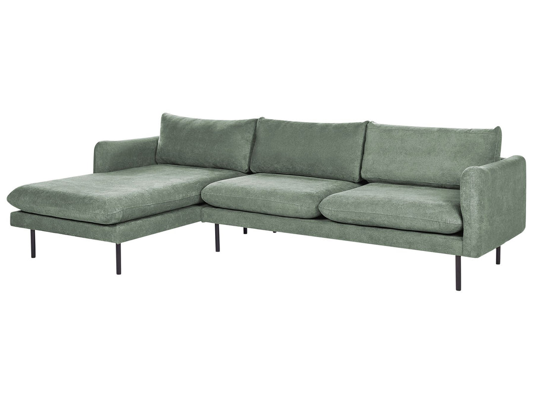 Vinterbro Fabric Corner Sofa Right Hand Green