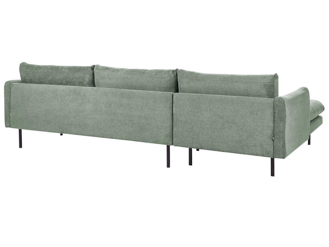 Vinterbro Fabric Corner Sofa Right Hand Green
