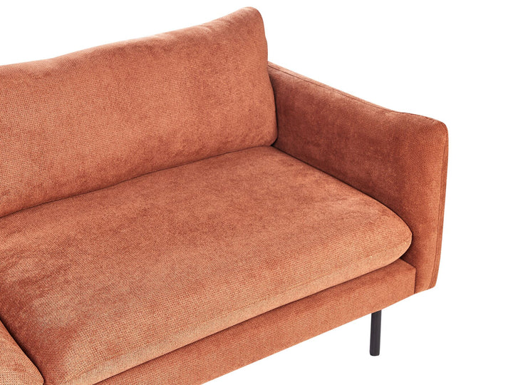Vinterbro Right Hand Velvet Corner Sofa Light Brown
