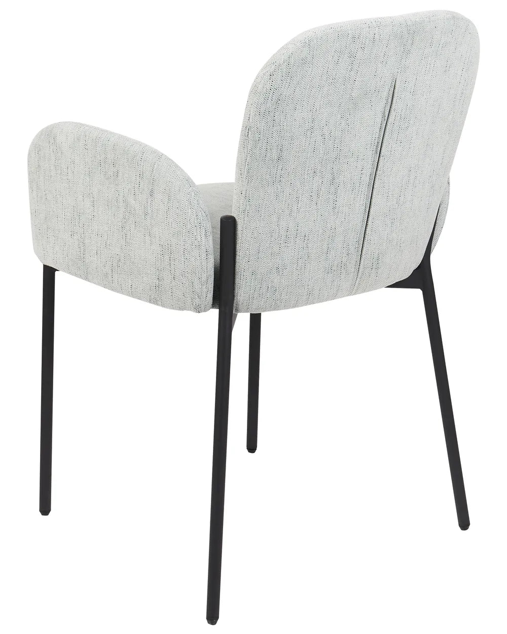 Set of 2 Dining Chairs Fabric Mint Green Elle