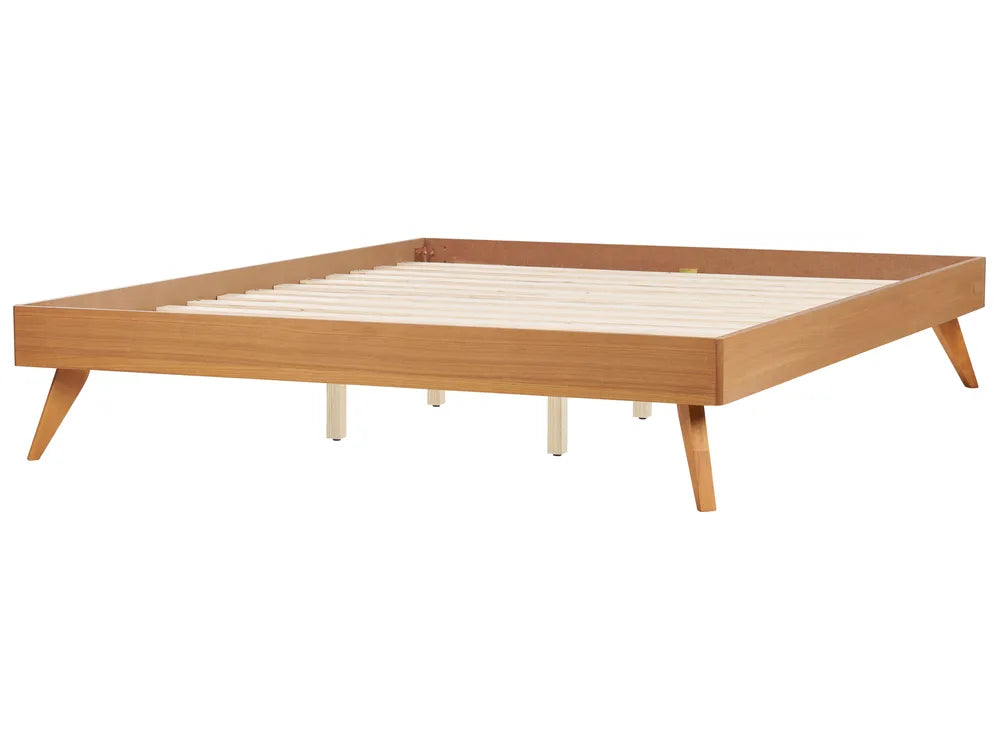 Bed without Headboard 180 x 200 cm (EU Super King) Natural Ash Wood Dove