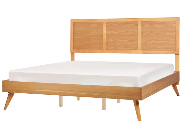 Bed 180 x 200 cm (EU Super King) Natural Ash Wood Dyl