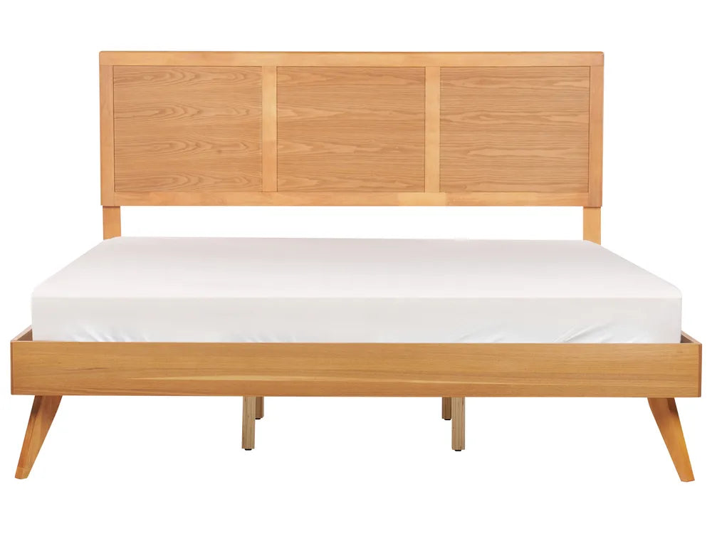 Bed 180 x 200 cm (EU Super King) Natural Ash Wood Dyl