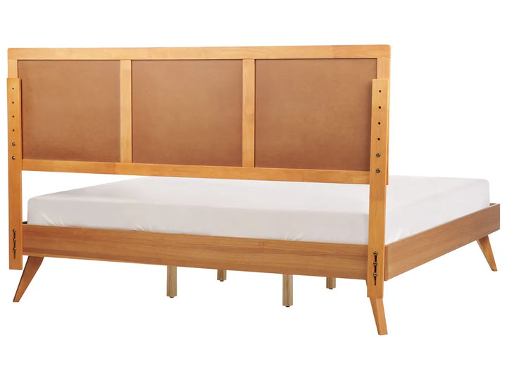 Bed 180 x 200 cm (EU Super King) Natural Ash Wood Dyl