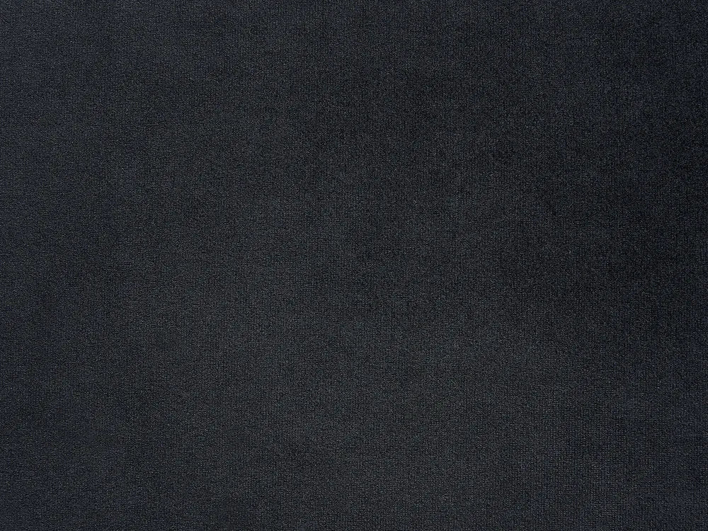 Left-Hand Chaise Lounge Velvet Black with Storage Harriet