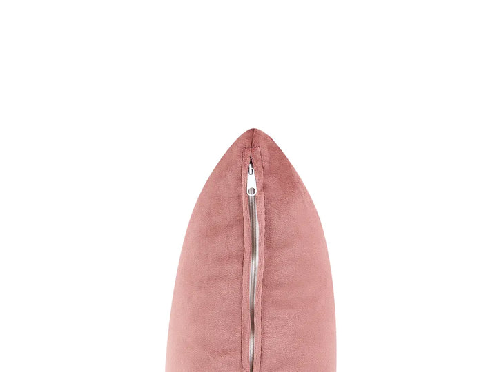 Right-Hand Chaise Lounge Velvet Pink with Storage Harriet