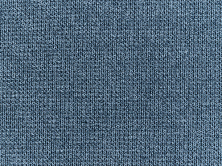 Glosli Right Hand Fabric Corner Sofa Blue