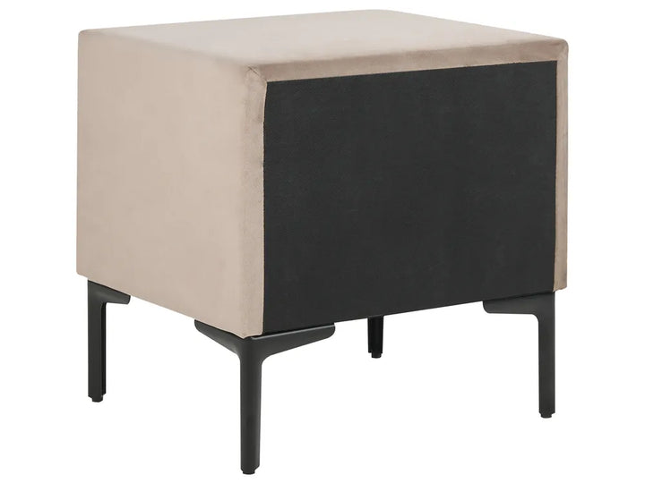 Bedroom Set Velvet 160 x 200 cm (EU King Size) Taupe Ellane
