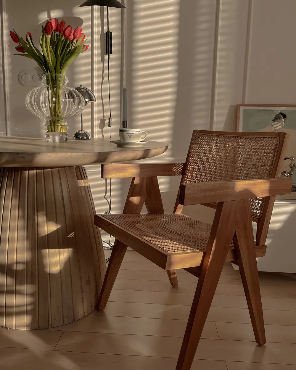 Dining Chair Mahogany Brown Charlie
