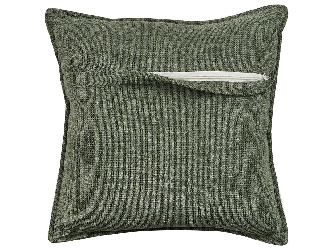 Dolva Left Hand Chenille Corner Sofa Dark Green