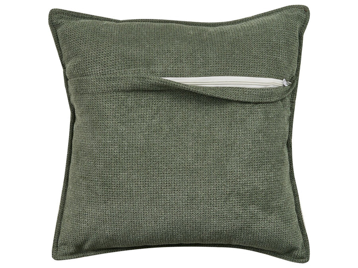 Dolva Left Hand Chenille Corner Sofa Dark Green