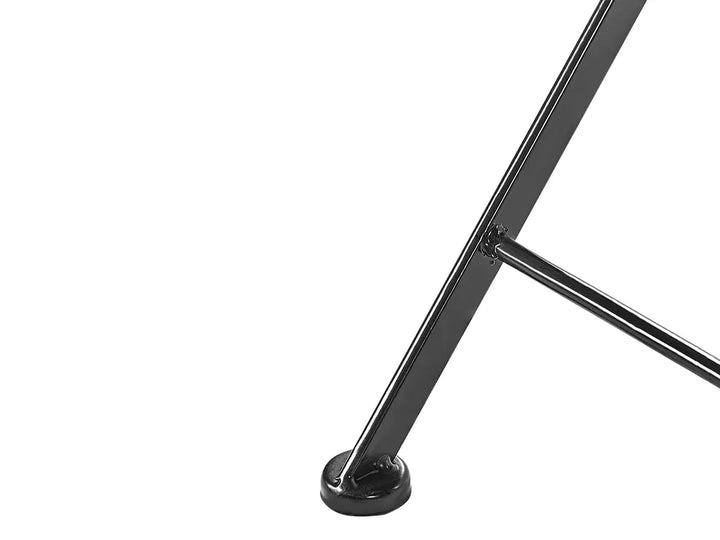 Bistro Set Folding Metal Black Blair