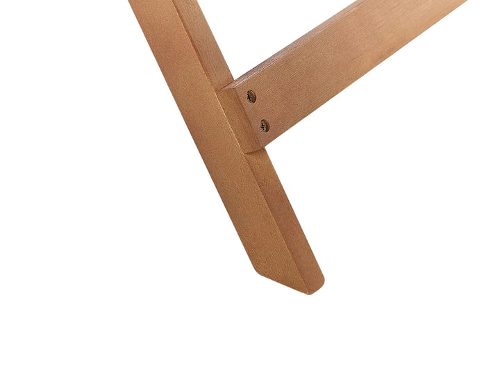 Bistro Set Folding Eucalyptus Wood Brown Grit