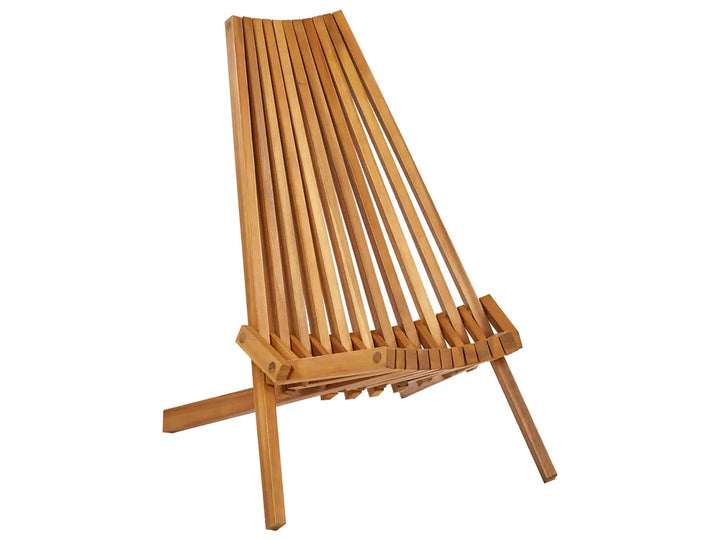 Bistro Set Acacia Wood Brown Celia