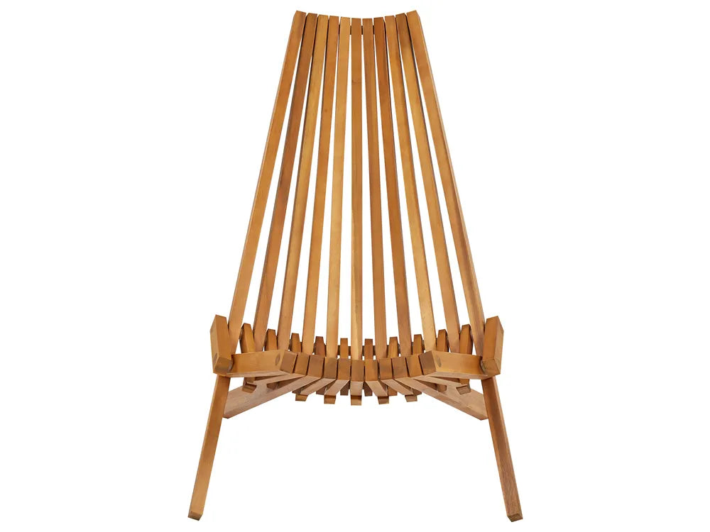 Bistro Set Acacia Wood Brown Celia