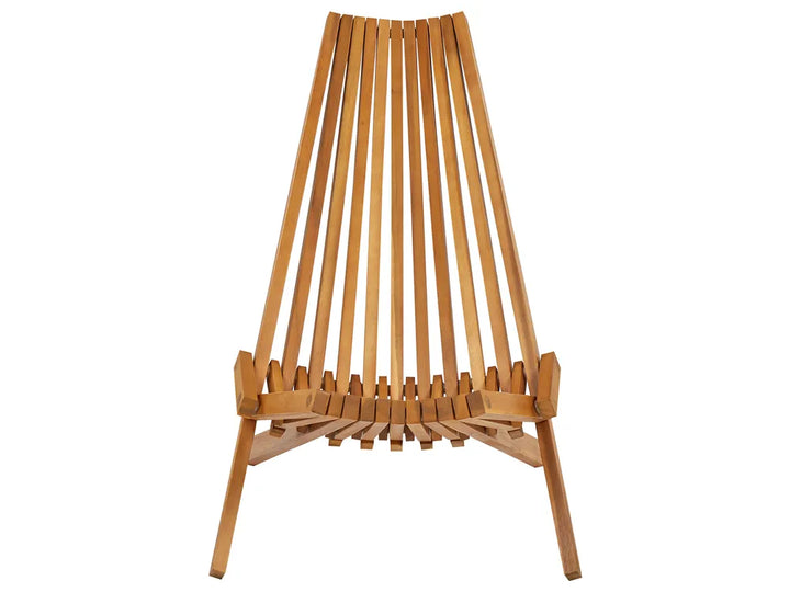Bistro Set Acacia Wood Brown Celia