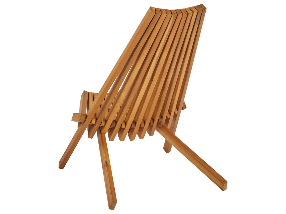 Bistro Set Acacia Wood Brown Celia