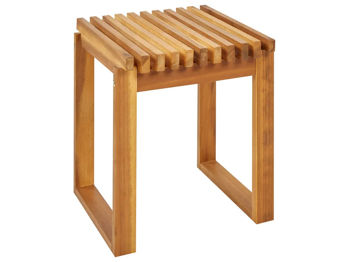 Bistro Set Acacia Wood Brown Celia