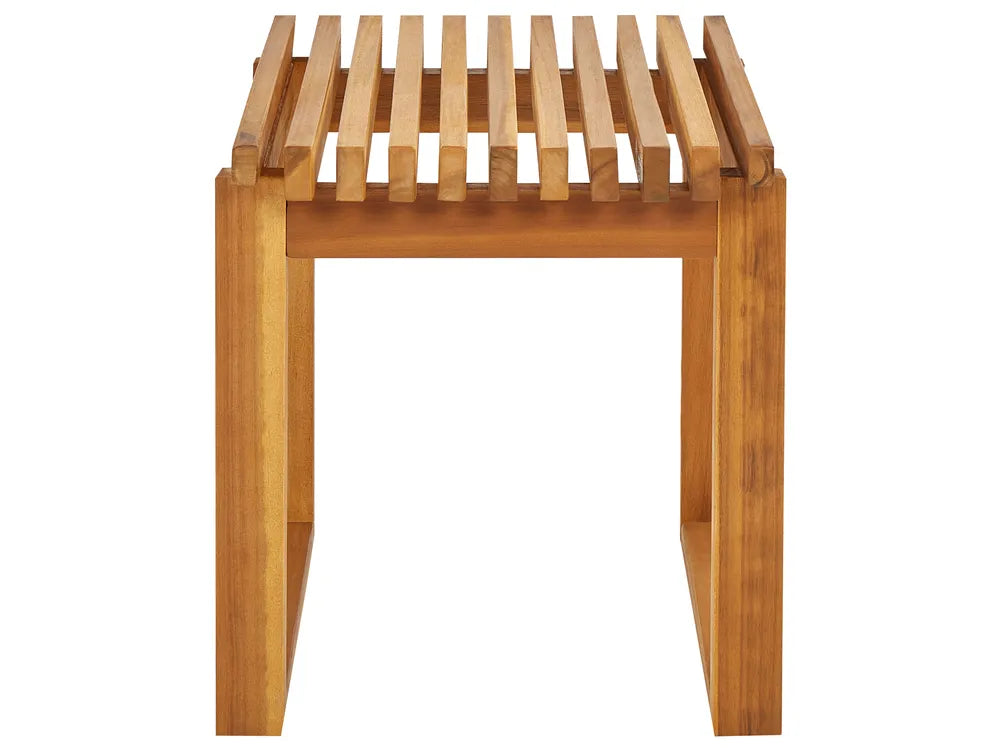 Bistro Set Acacia Wood Brown Celia