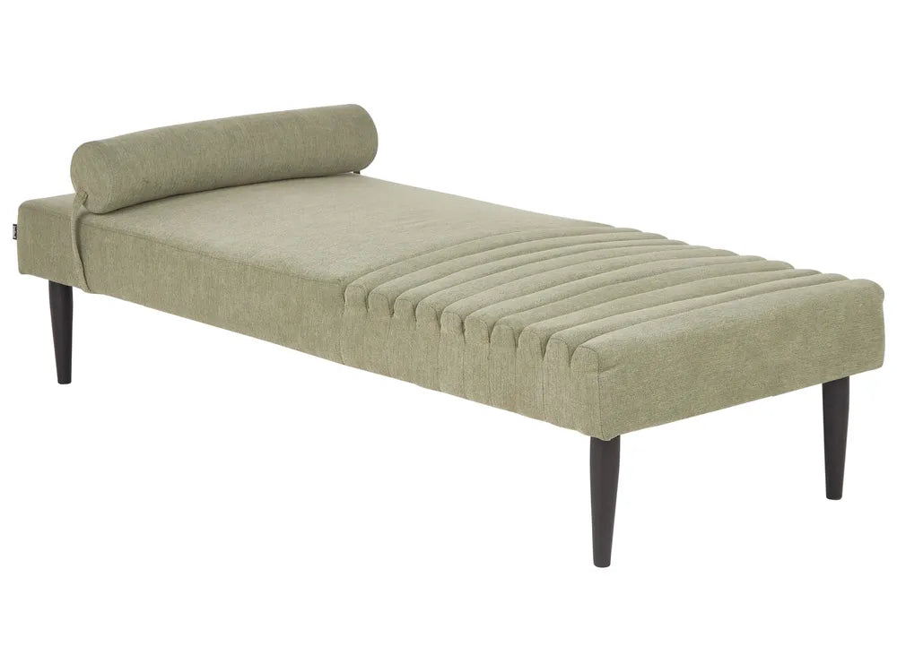 Chaise Longue Fabric Green Mhelza