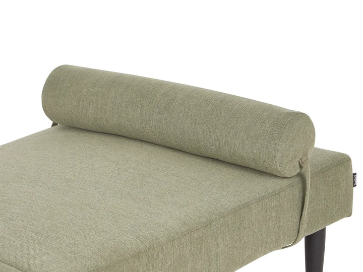 Chaise Longue Fabric Green Mhelza