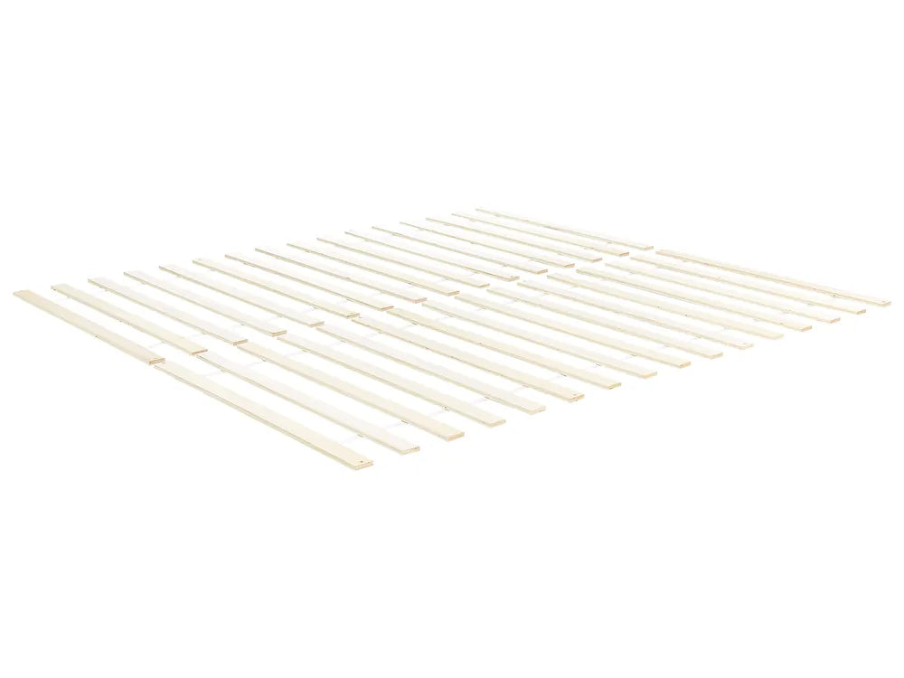 Bed Pine Wood 180 x 200 cm (EU Super King) Light Brown Carol