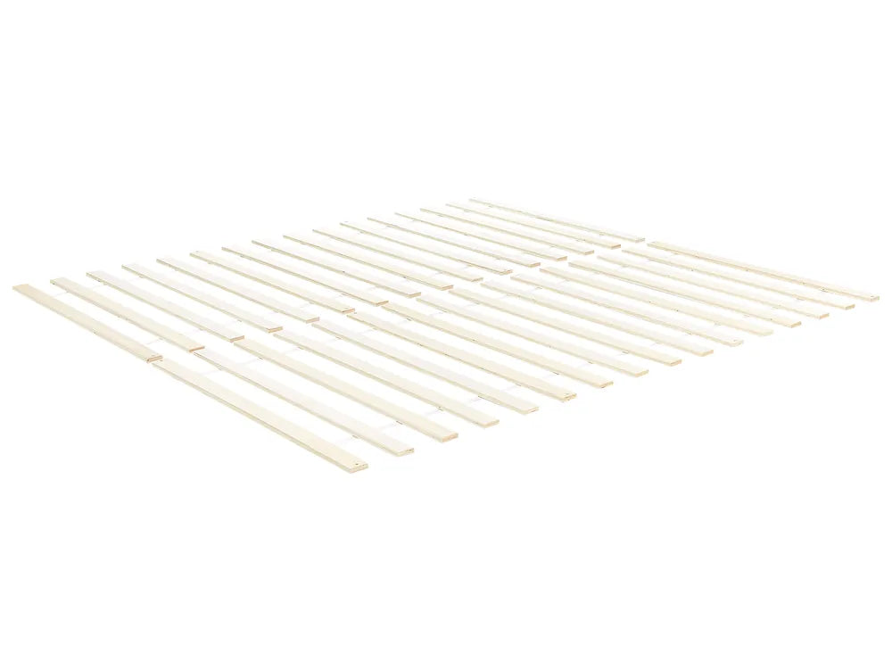 Bed Pine Wood 140 x 200 cm (EU Double) White Carol
