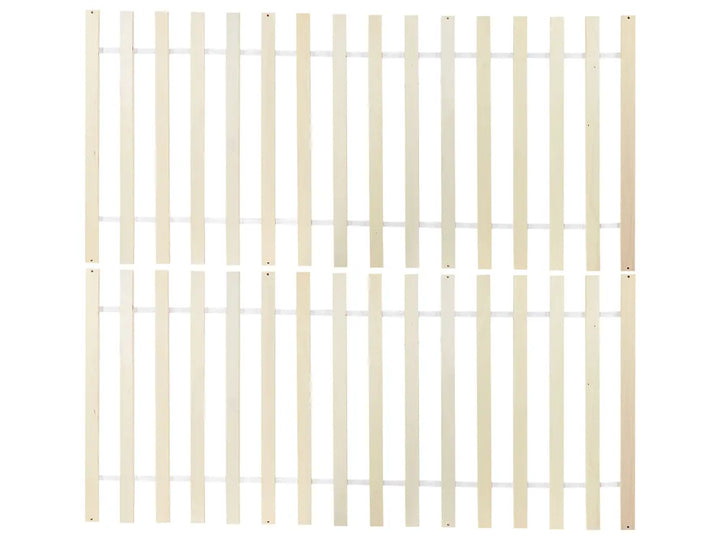 Bed Pine Wood 140 x 200 cm (EU Double) White Carol