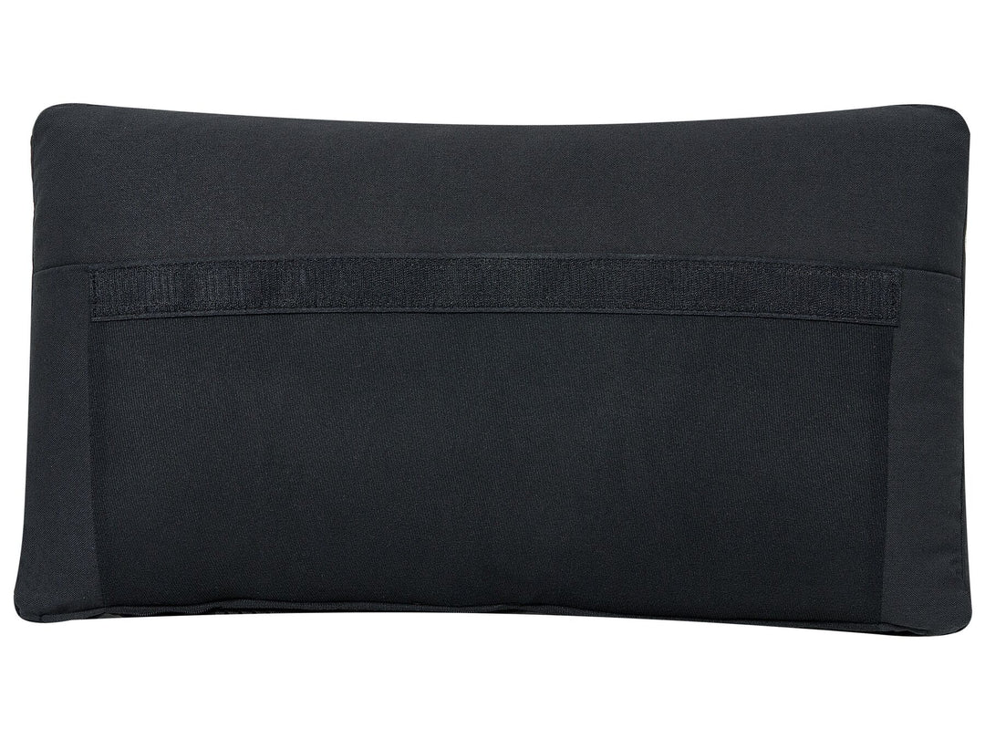 Unstad 4 Seater Left Hand Modular Fabric Corner Sofa Black