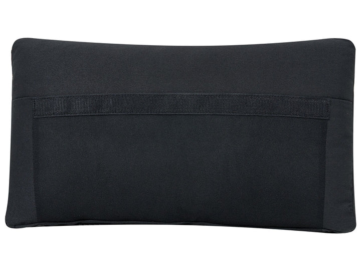 Unstad 4 Seater Left Hand Modular Fabric Corner Sofa Black