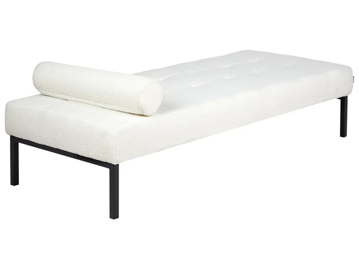 Chaise Longue Boucle White Huone