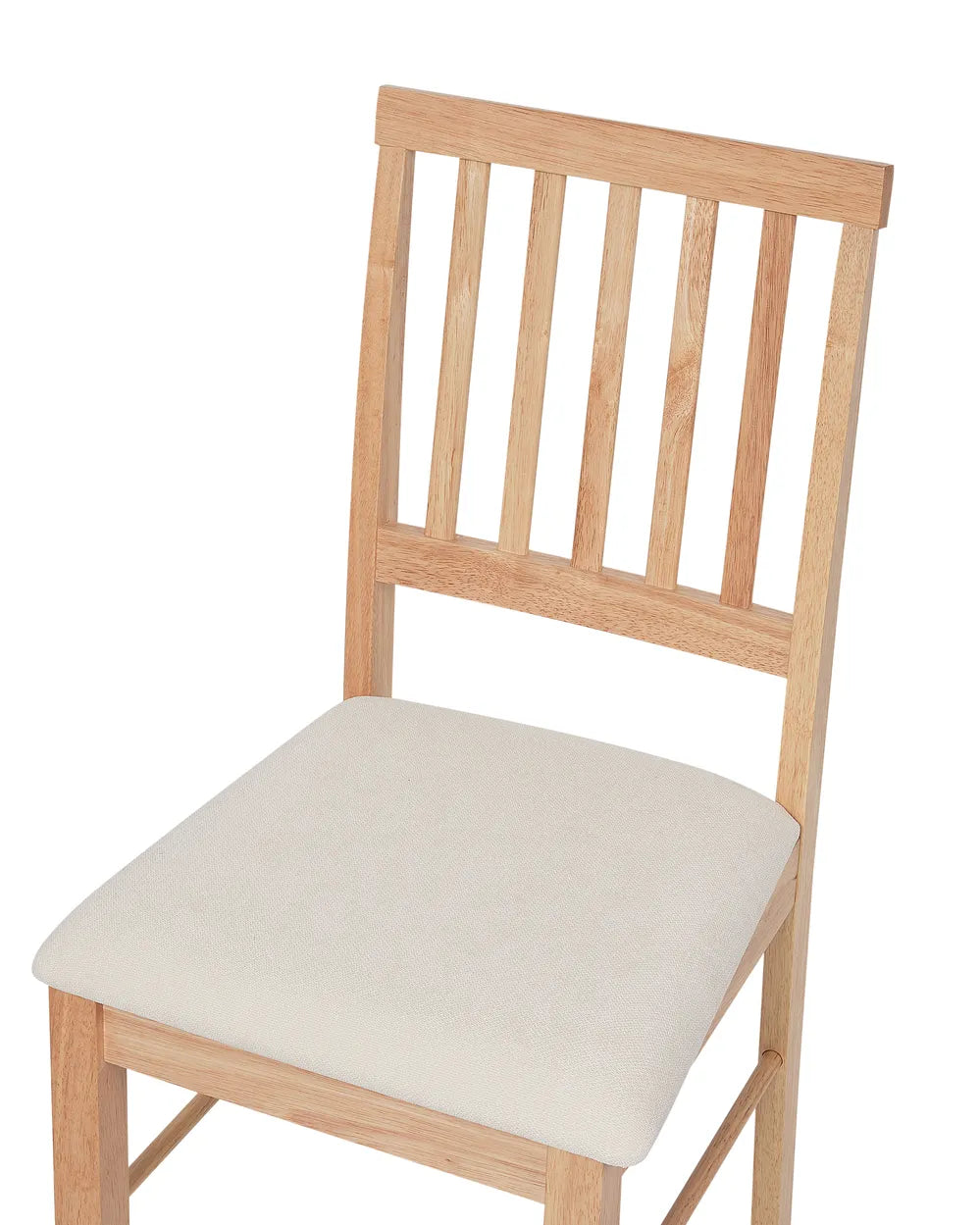 Set of 2 Dining Chairs Wood Light Brown Hanna