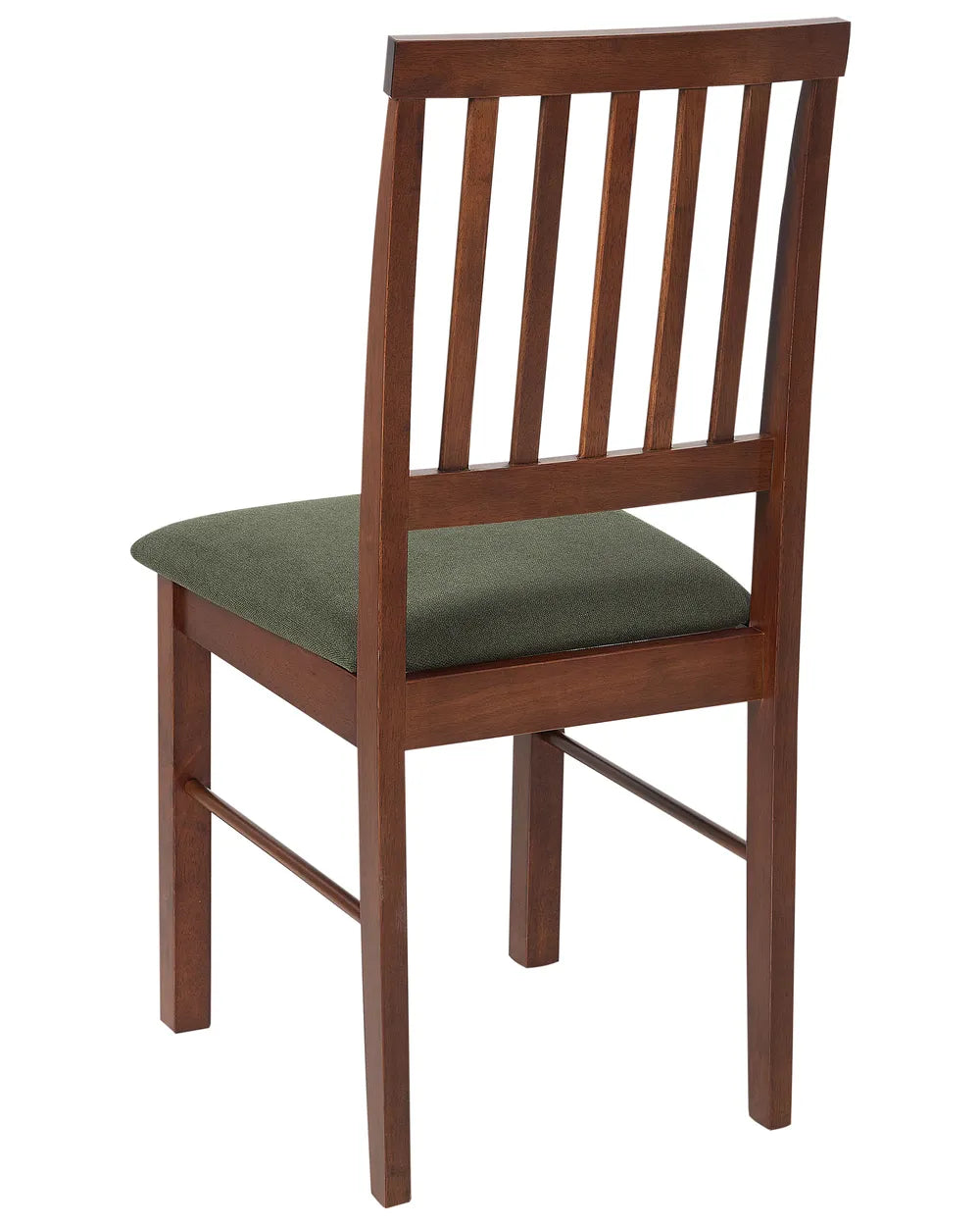 Set of 2 Dining Chairs Wood Dark Brown Hanna
