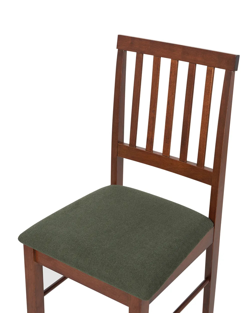 Set of 2 Dining Chairs Wood Dark Brown Hanna